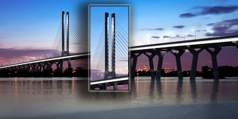 Conception et installation pour un signal cellulaire dans les ascenseurs des mats du Pont Champlain